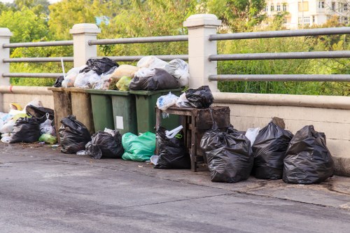 Fleet of waste removal vehicles