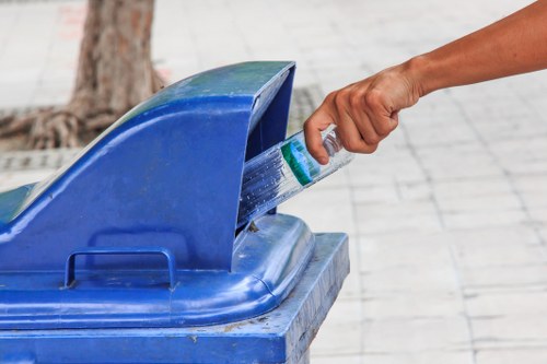 Clean streets of Knightsbridge with waste removal in action