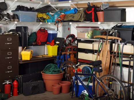 Organized sorting of items during loft clearance